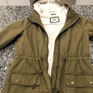 Old Navy Fleece Lined Cargo Jacket.  Size XS